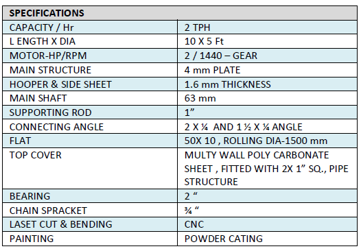 coir pith screener manufacturers india